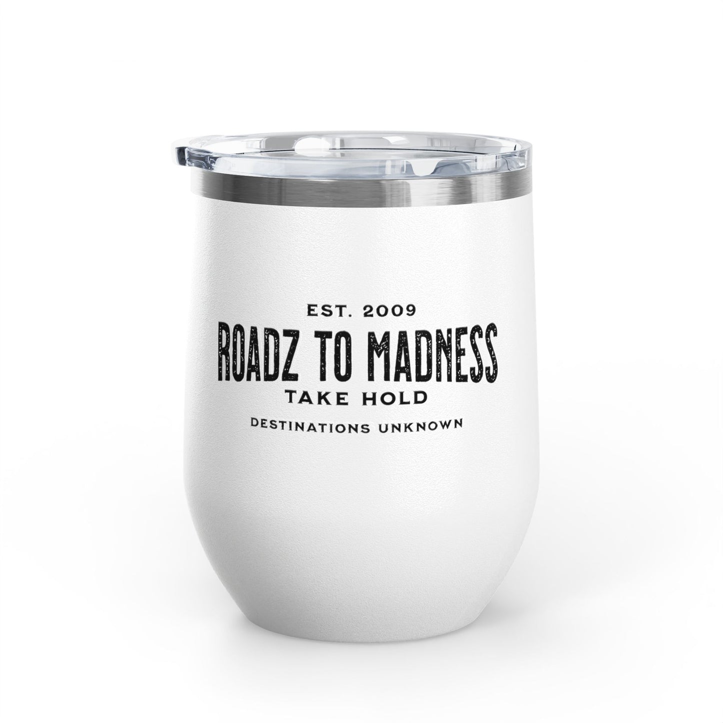 Black or White Cocktail Tumbler - Wine Tumbler