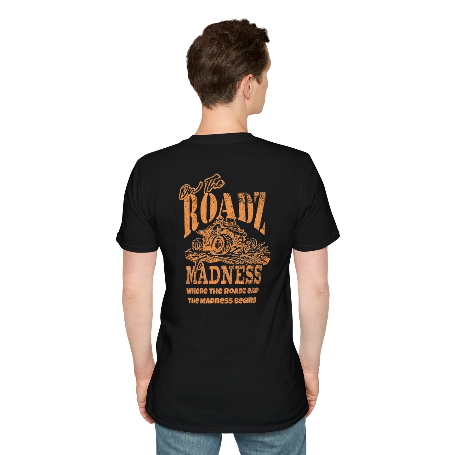 “Roadz to Madness Graphic Tee | Off-Road Adventure Shirt | Unisex Soft Cotton T-Shirt”