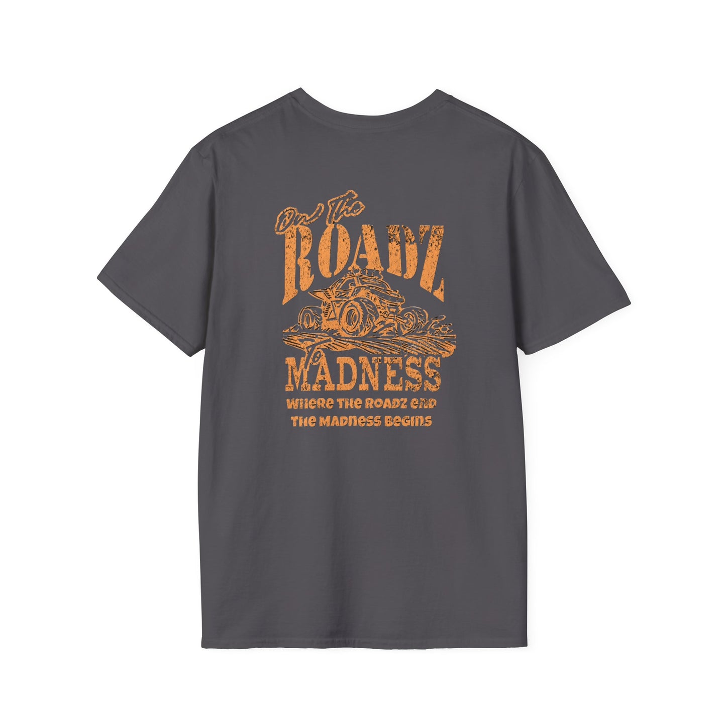 “Roadz to Madness Graphic Tee | Off-Road Adventure Shirt | Unisex Soft Cotton T-Shirt”