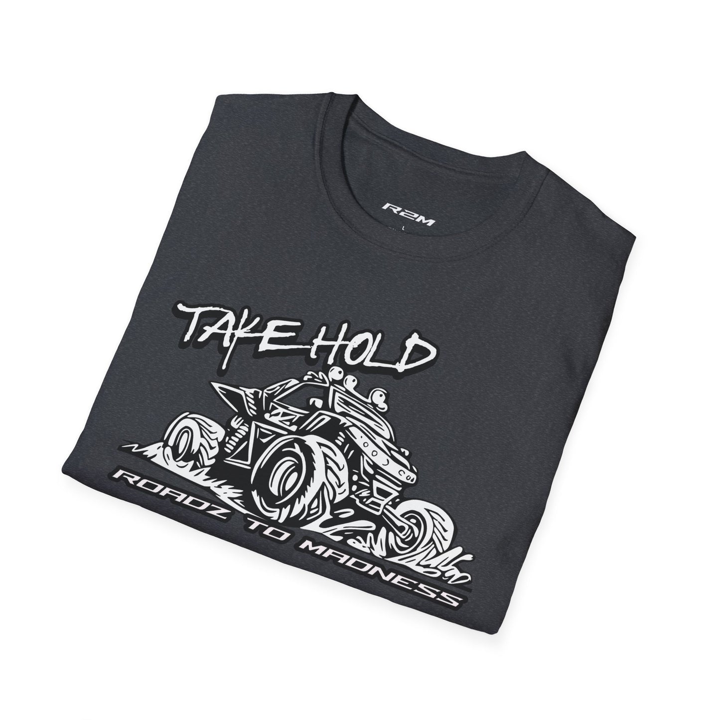 Men's T-Shirt with SXS, R2M, Take Hold Design