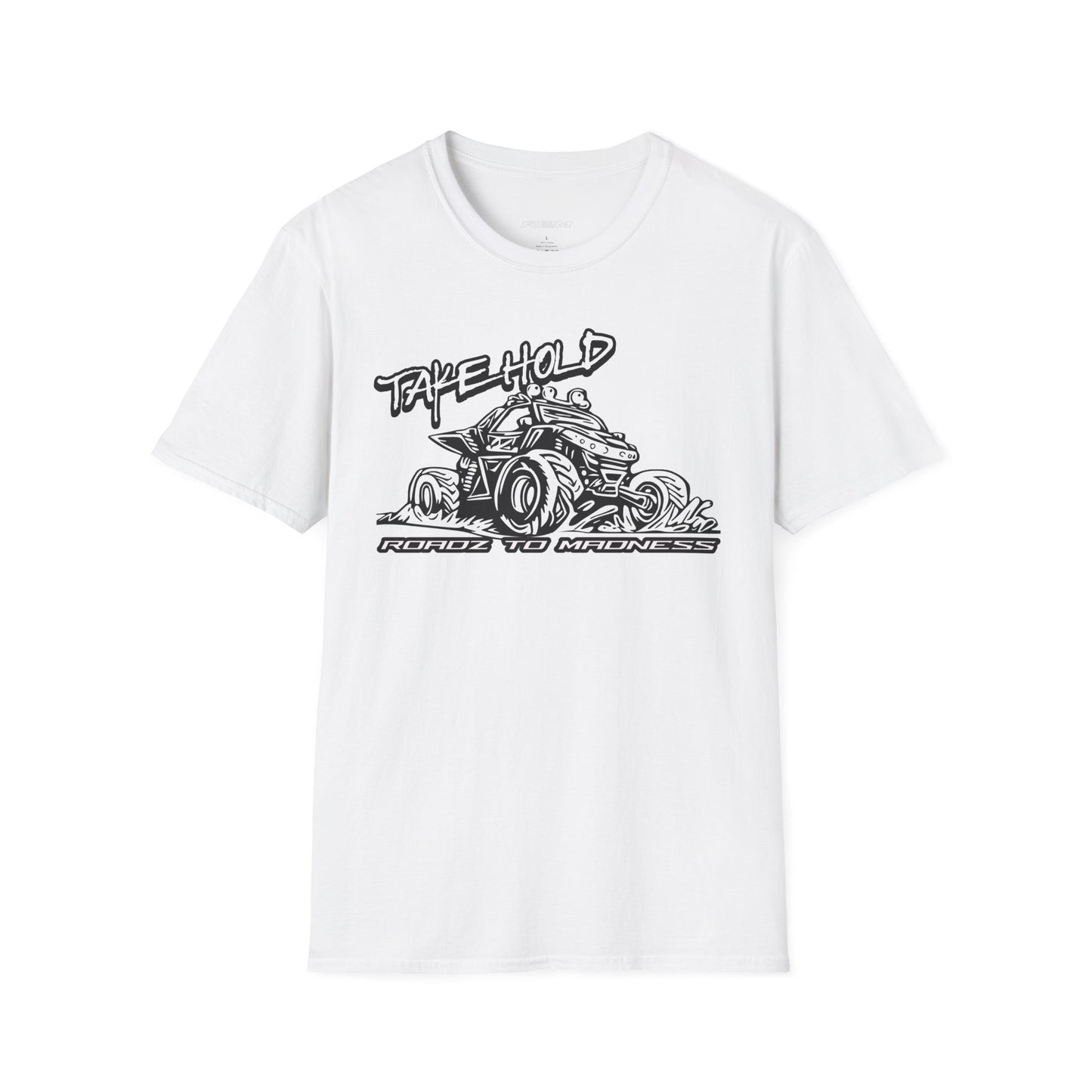 Men's T-Shirt with SXS, R2M, Take Hold Design
