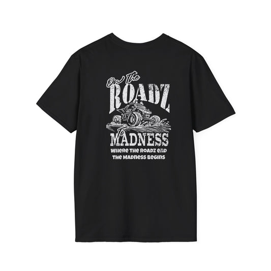 “Roadz to Madness Graphic Tee | Off-Road Adventure Shirt | Unisex Soft Cotton T-Shirt”