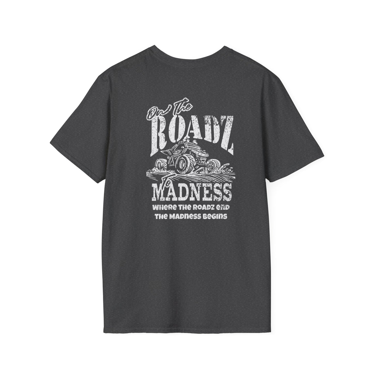 “Roadz to Madness Graphic Tee | Off-Road Adventure Shirt | Unisex Soft Cotton T-Shirt”