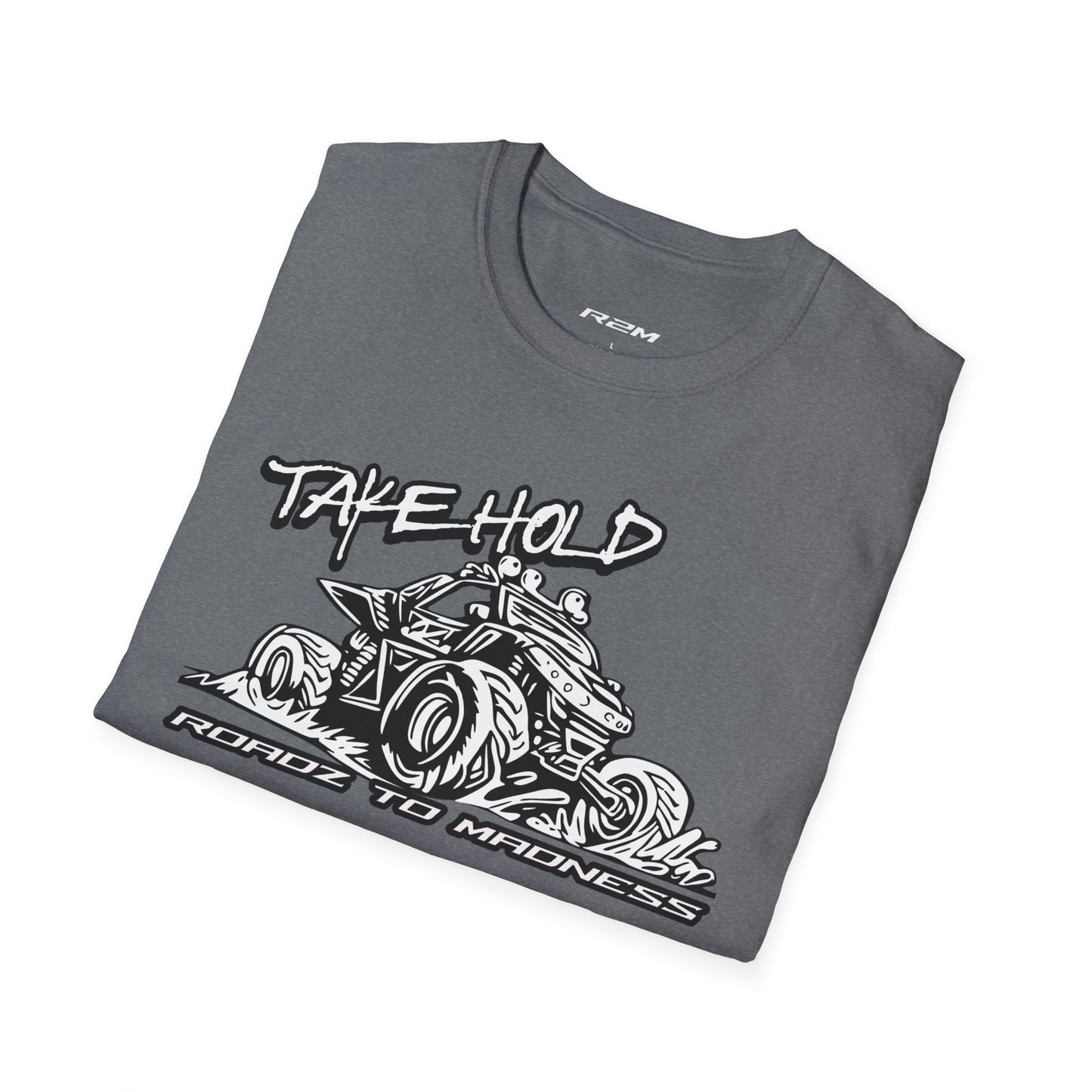 Men's T-Shirt with SXS, R2M, Take Hold Design