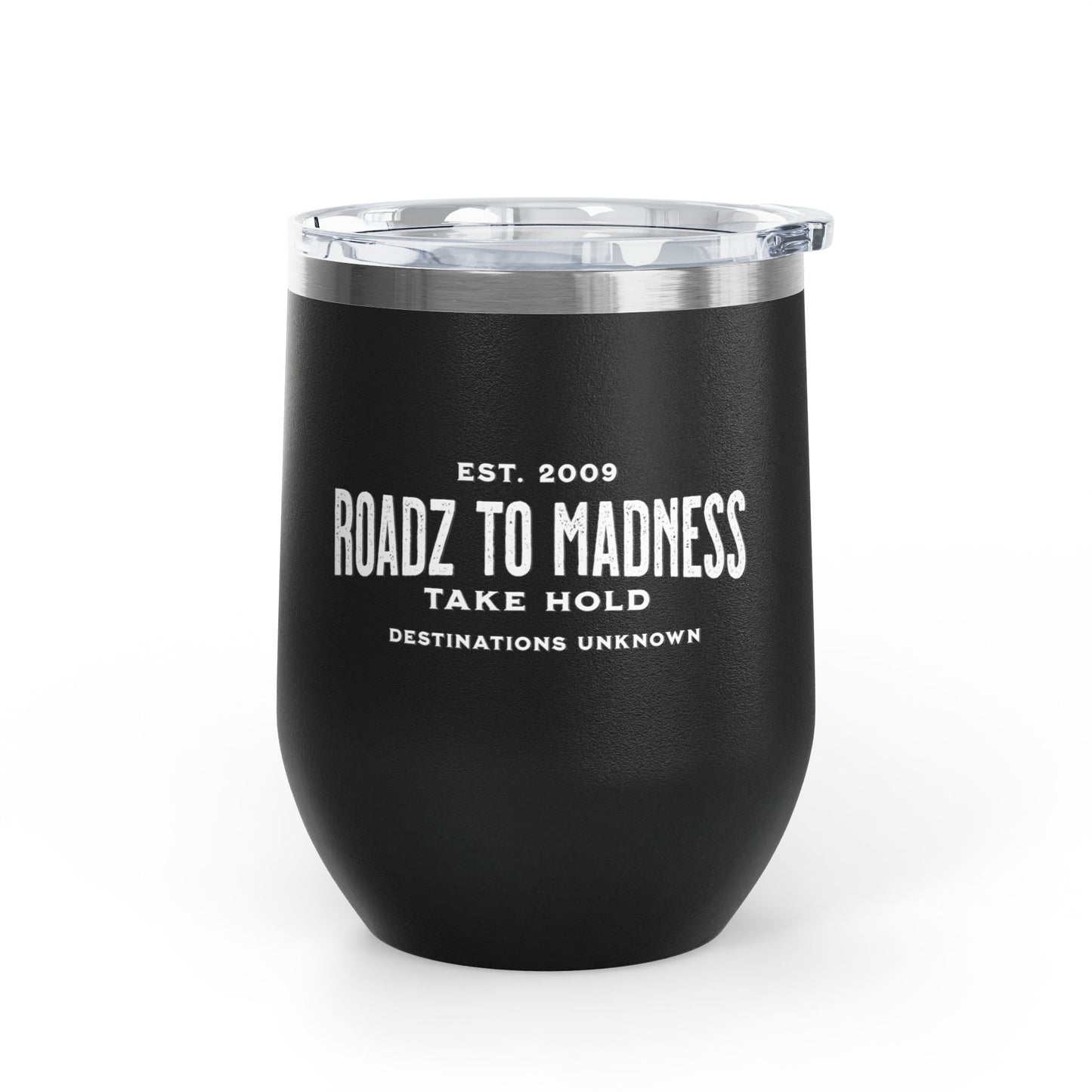 Black or White Cocktail Tumbler - Wine Tumbler