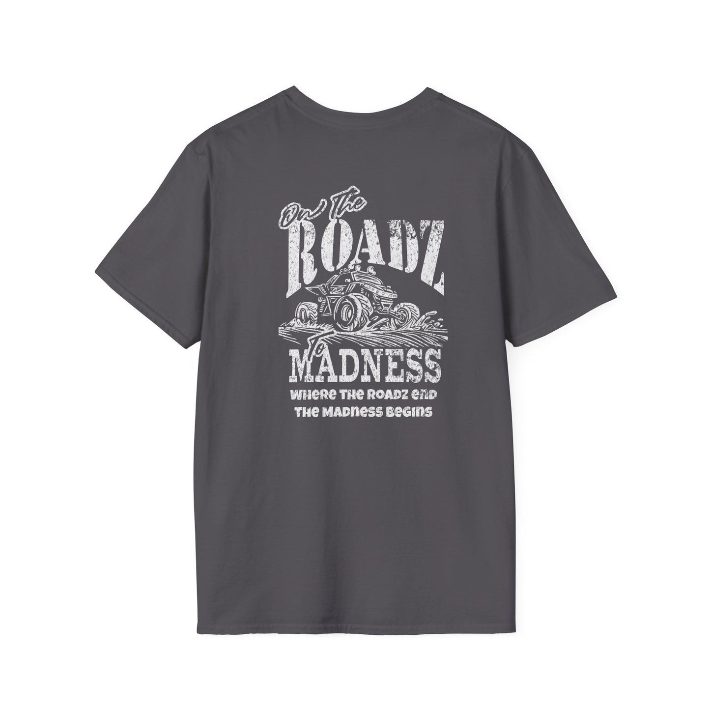 “Roadz to Madness Graphic Tee | Off-Road Adventure Shirt | Unisex Soft Cotton T-Shirt”