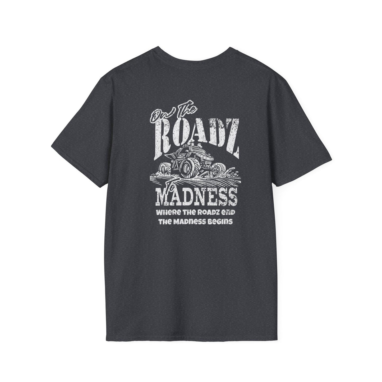 “Roadz to Madness Graphic Tee | Off-Road Adventure Shirt | Unisex Soft Cotton T-Shirt”