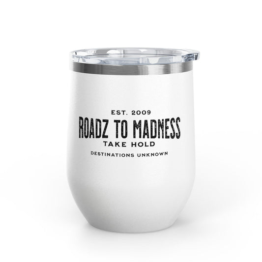 Black or White Cocktail Tumbler - Wine Tumbler